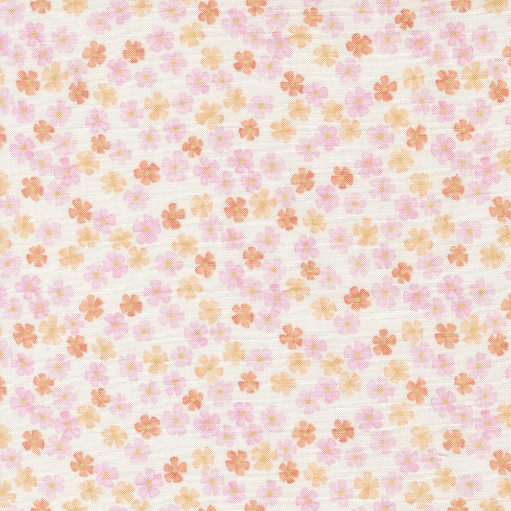 Moda Fabrics Kindness Deb Strain Daisy Chain Floral Blush Pink